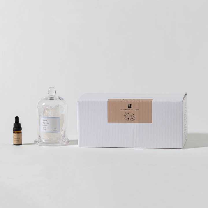 Palmoire Home Fragrance – difusor de fragrâncias por atacado – Difusor de Pedras Preciosas Snow Whisper com Aroma de Limão e Jasmim4