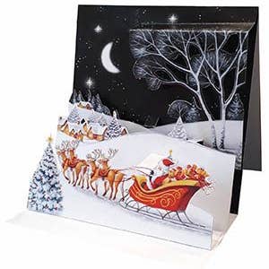 Multi Técnica de Papelería SA - Wholesale Christmas Card - 2520-20771 - 3D Christmas Cards Sleigh0