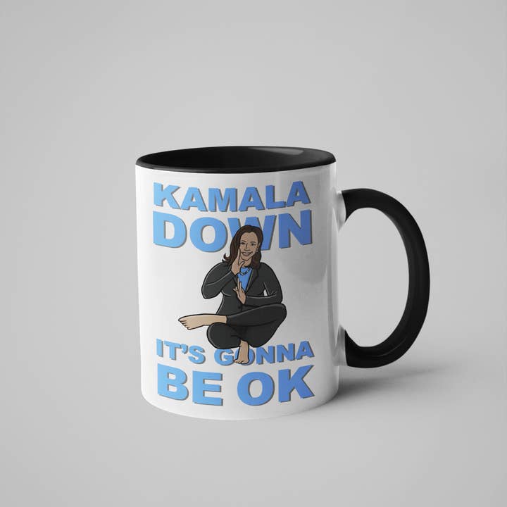 Calm Down Caren – Engroshandel Kaffekrus – Kamala Down, det bliver okay - Biden/Harris 2020 Kaffekrus