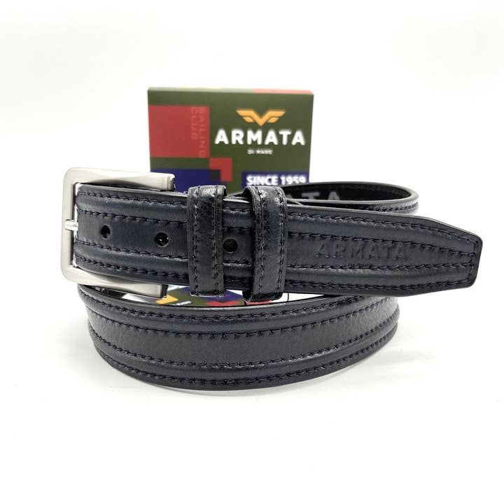 Suie Valentini srl - Wholesale Belt - Unisex - Genuine leather belt, Armata di mare, art. IDK576/35.425