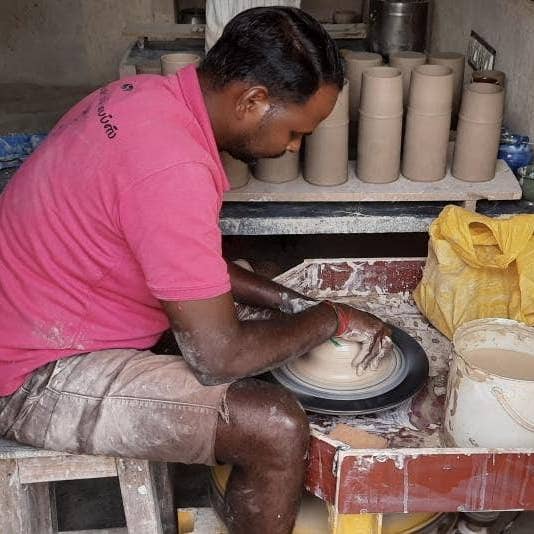 Sobremesa - Wholesale Coffee Mug - Small Speckled Off White Ceramic Coffee Mug1