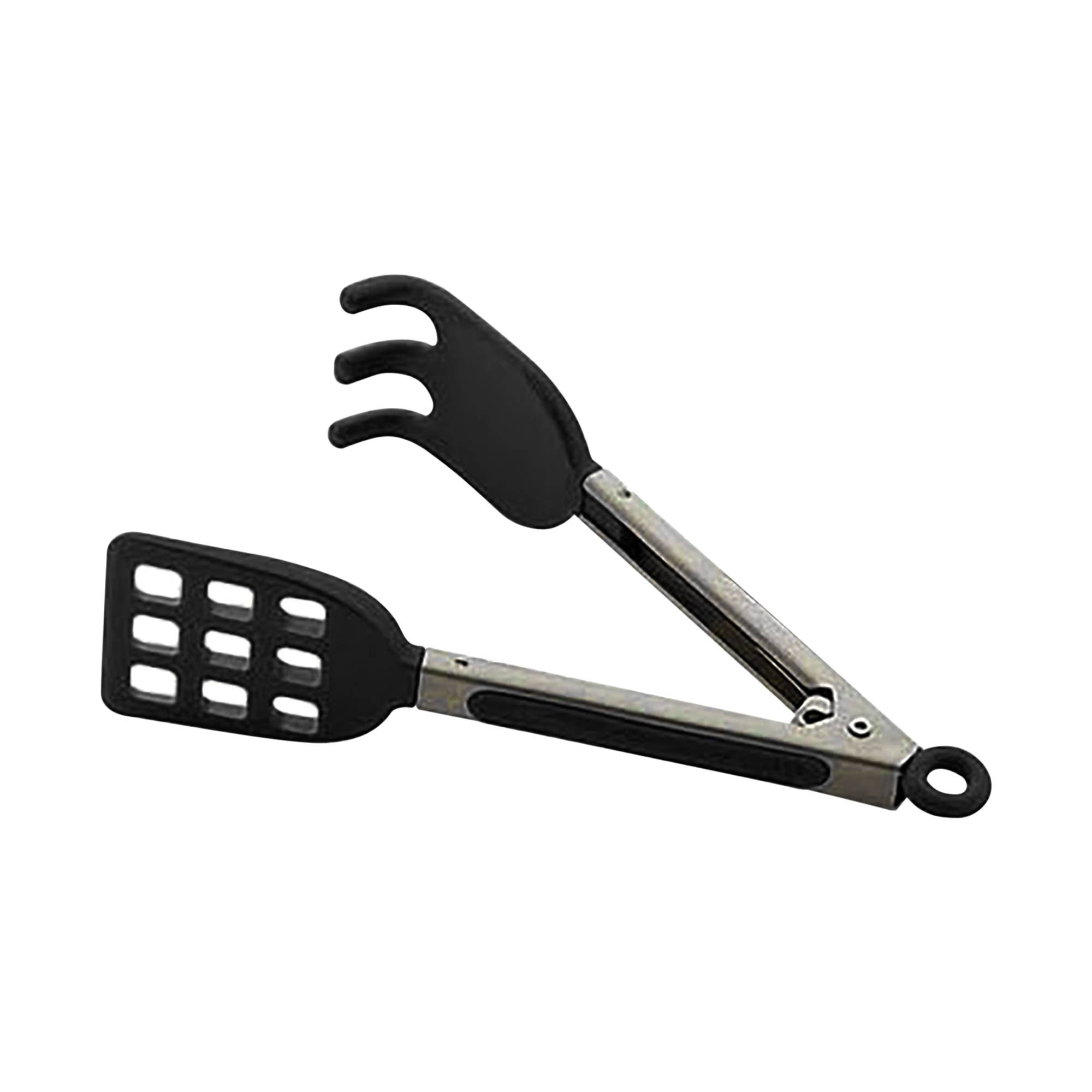 Fox Run Brands - Wholesale Kitchen Tong - Fox Run Black Nylon Waffle Serving Tongs, 8"9