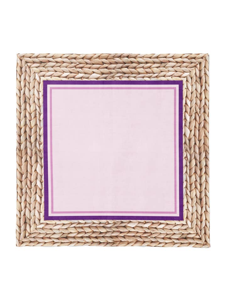 Pansy Easy-Care Napkins Set of 6 for wholesale by Sobre Meza