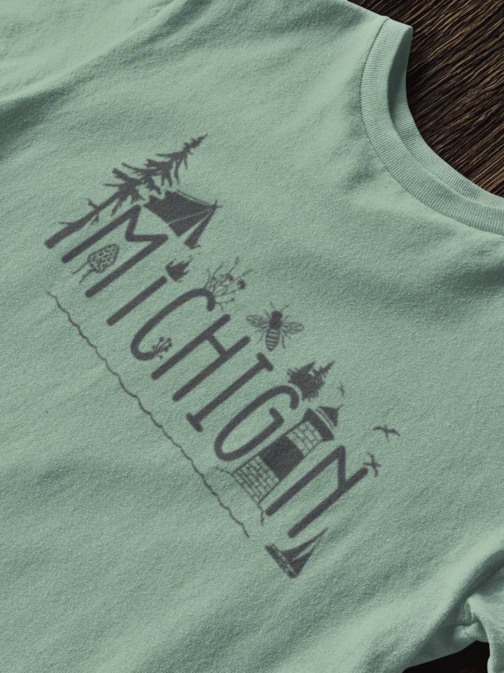 Woods + Water Unisex Tee for wholesale by 5th Season