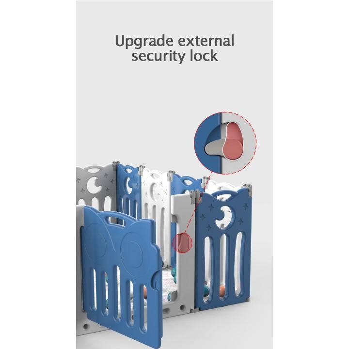 KIDS VIP – wholesale Classic toy – Kids – Indoor/Outdoor Foldable Playpen ? 20-Panel Safety Play Yard15