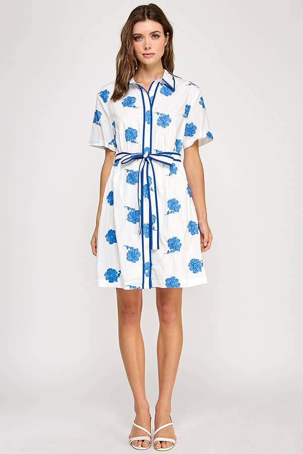 RUBIENN – Vestido - Mulher por atacado – Vestido curto bordado6