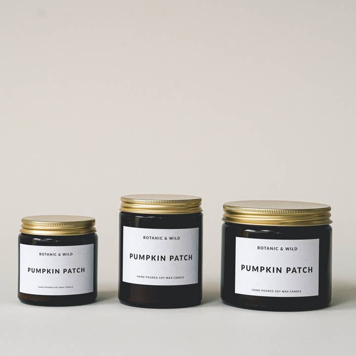 PUMPKIN PATCH Scented Soy Candles for wholesale by Botanic & Wild