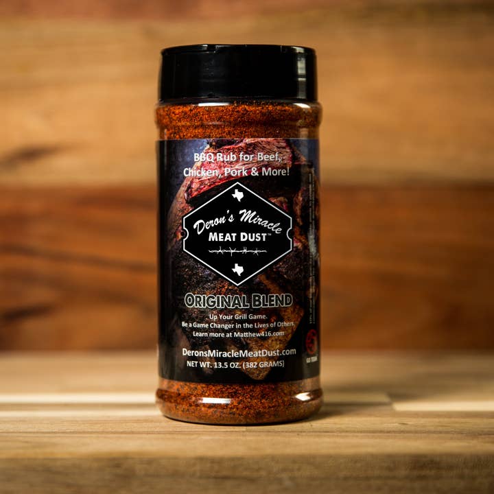 ORIGINAL - ALL PURPOSE BLEND: Case of 12 Units for wholesale by Deron's Miracle Meat Dust™