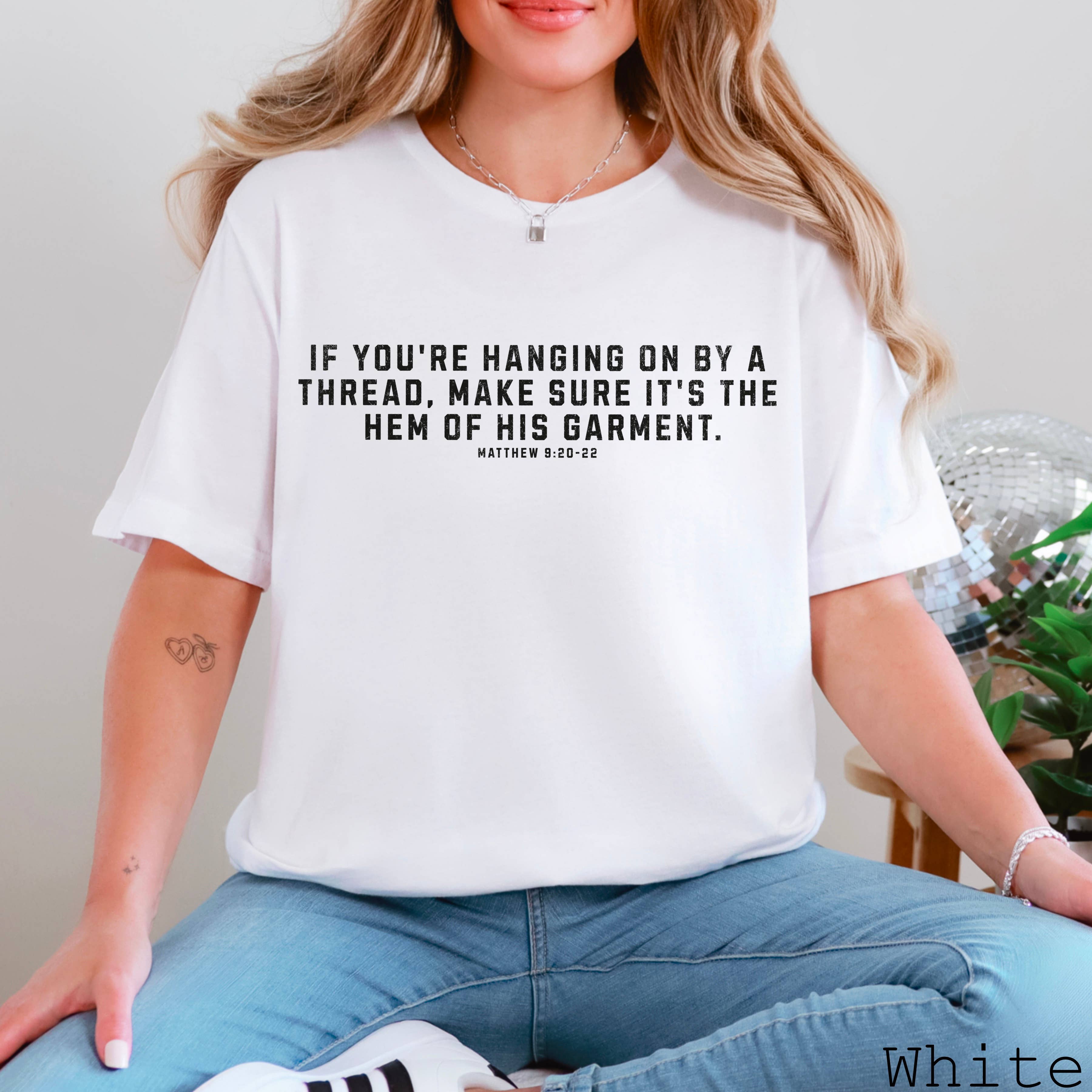 Shoppe SHC – wholesale T-shirt med logga - Dam – Om du hänger på en tråd T-shirt | Bella Canvas0