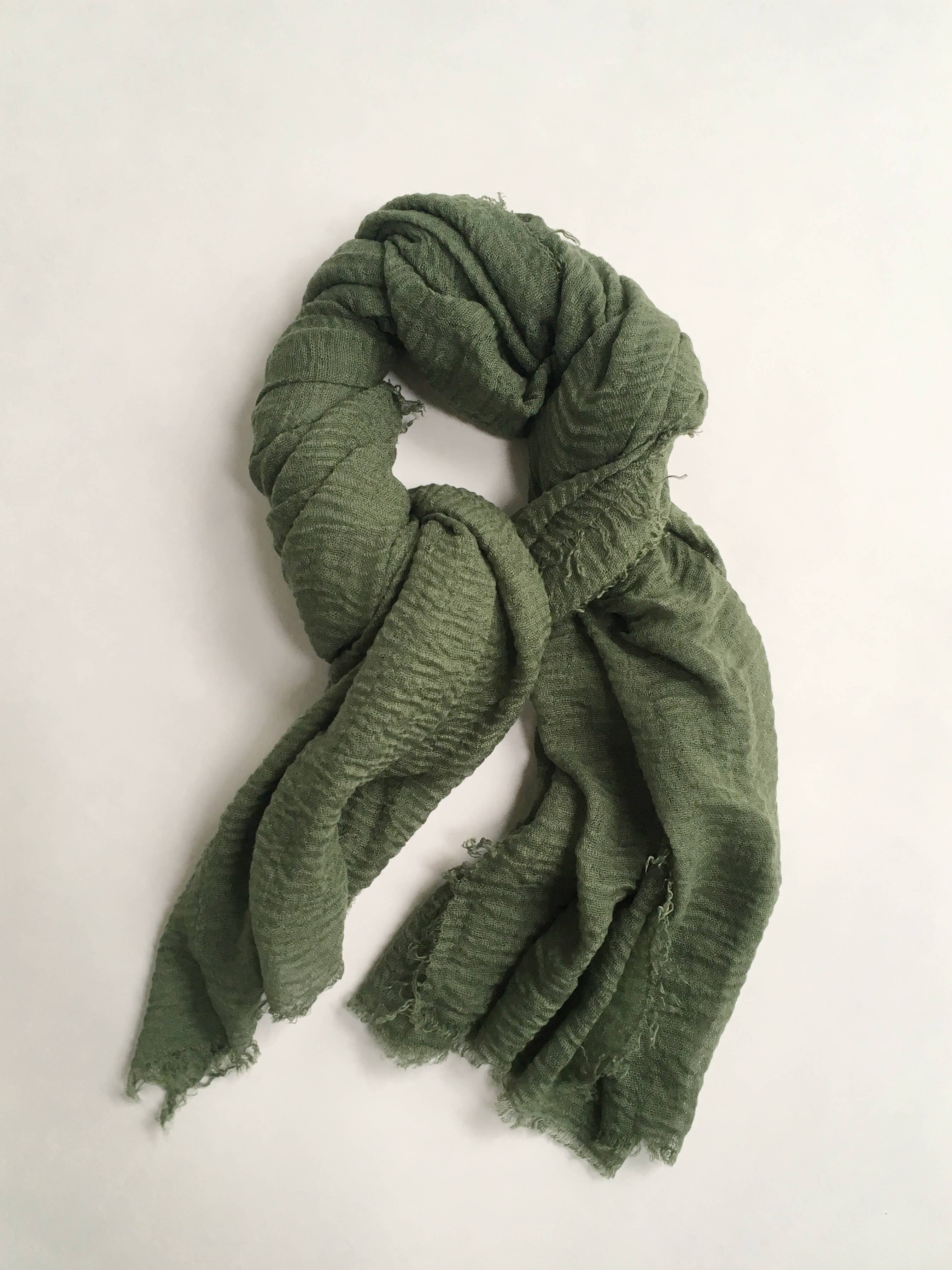 cariceprints… – Großhandel Schal – Damen – cariceprints... Handbedruckter Halstuch aus Leinenmix in Bea's Bee6