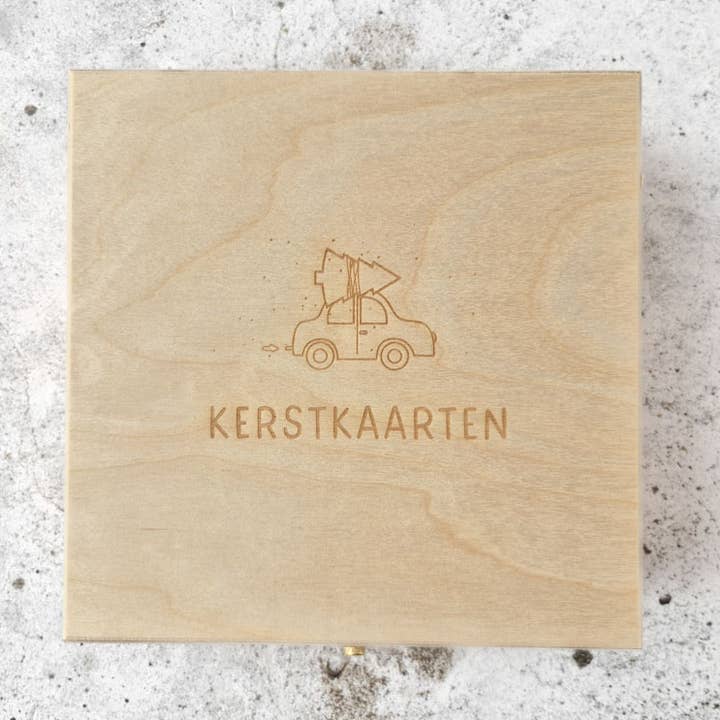 Storage chest - Christmas - Christmas car Christmas cards for wholesale by Fien & Feau