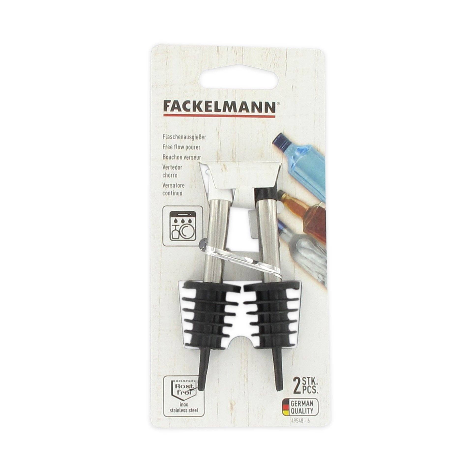 Fackelmann - Wholesale Wine Tool Set - Fackelmann Bottle Pouring Spouts (Pack of 2)2