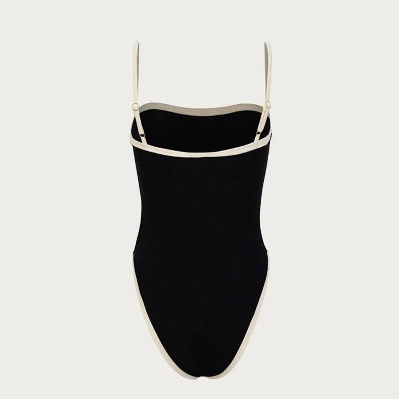 Dipped Shop – wholesale One-piece swimsuit – Women’s – Simple Color Block Sexy One Piece Swimwear DPSW11144