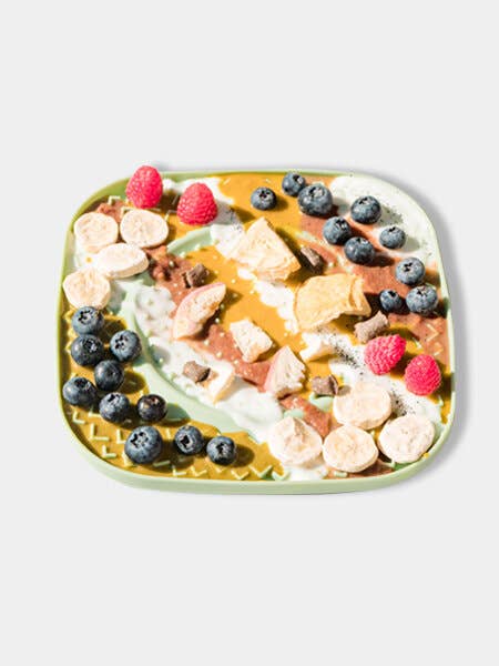 INOOKO - Wholesale Pet Food Mat - Dog - Dog Licking Pad - YoomY Plate - Green1