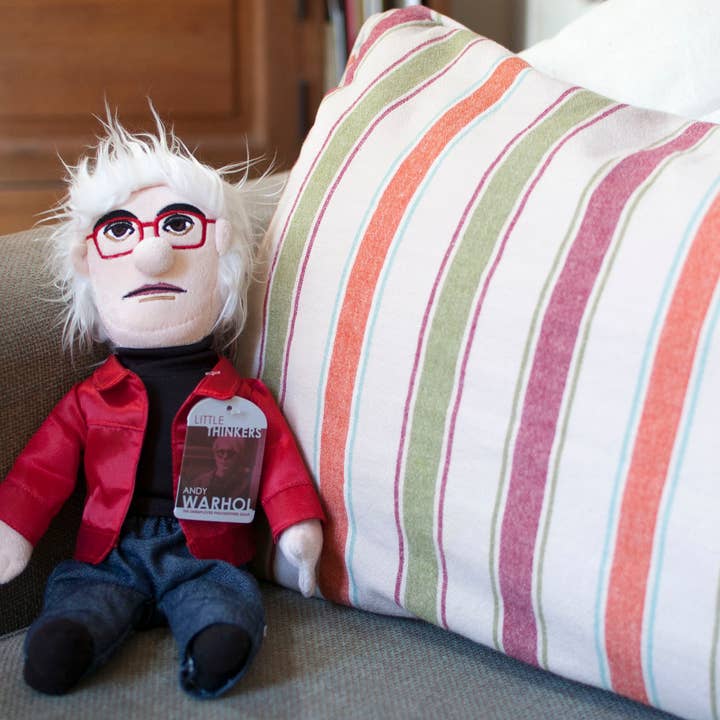 Unemployed Philosophers Guild - Wholesale Stuffed/Plush Toy - Kids & Baby - Warhol Little Thinker2