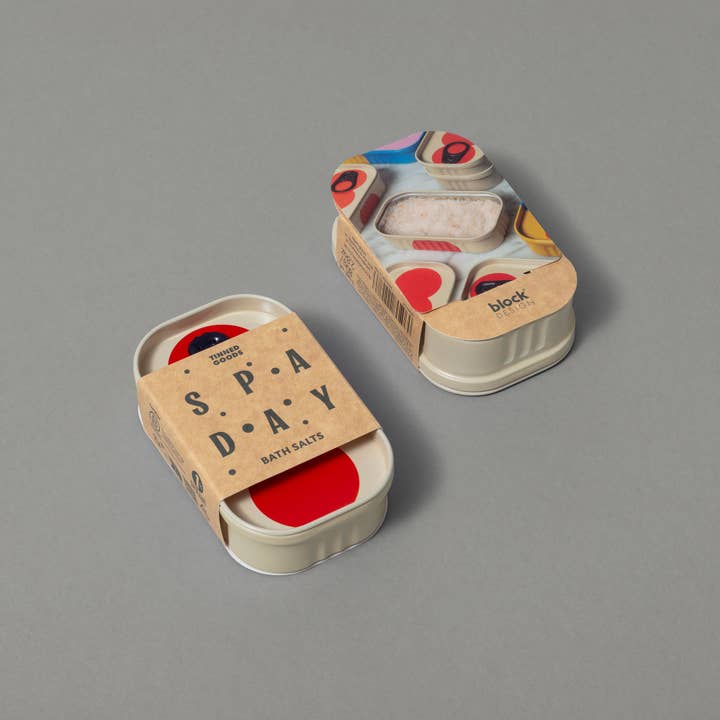 Block Design – wholesale Bath salts – Tinned Goods - Bath Salts2