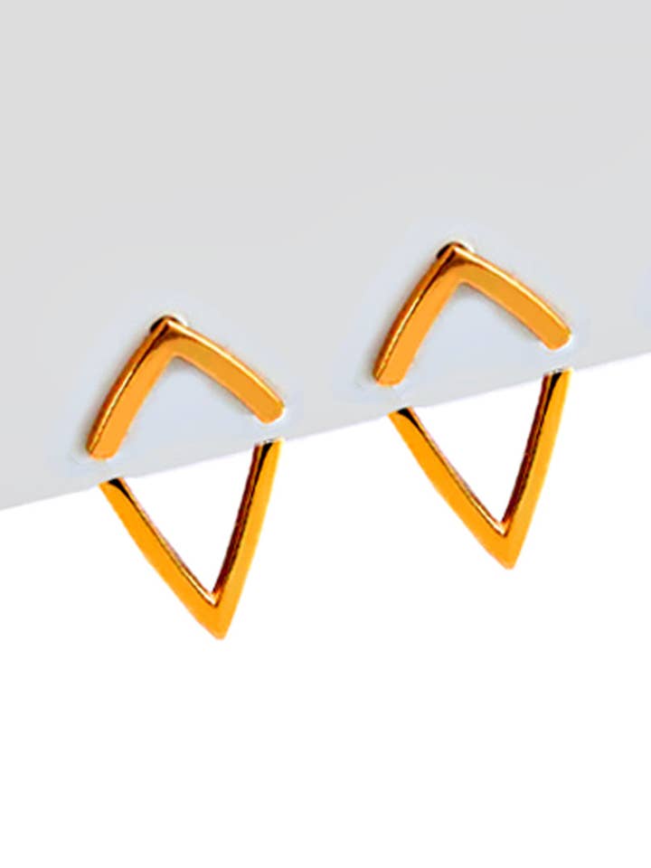 TRILL 2-WEGE-OHRJACKEN AUS 18 KARAT VERMEIL-ROSÉGOLD für den Großhandel von Sonia Hou Jewelry