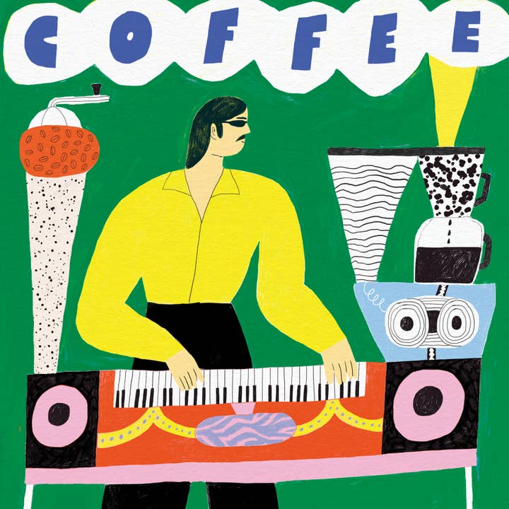 Dans Les Dents - Wholesale Poster - POSTER 30X40 CM - COFFEE MACHINE - AFF1521