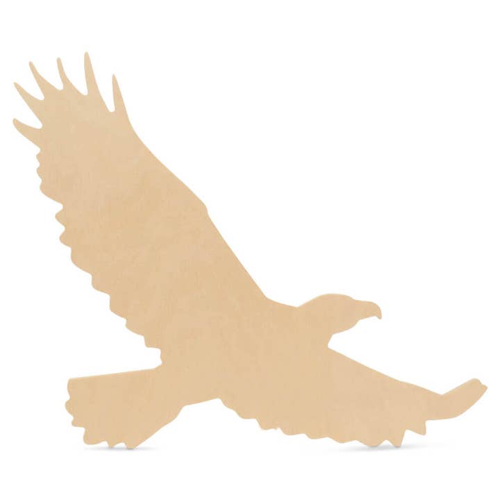 Woodpeckers Crafts - Wholesale Cutouts - 16" Wood Eagle Cutout