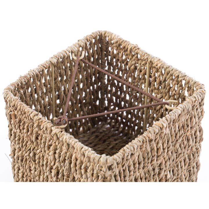 Quickway Imports – wholesale Tissue box – Natural Woven Seagrass Wicker Tissue Box Cover Holder9
