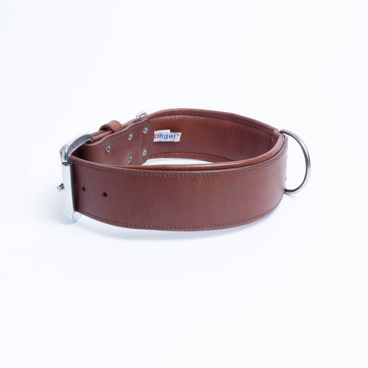 Angel Pet Supplies Inc. - Wholesale Pet Collar - Dog - Dallas Leather Dog Collar by ANGEL™ | Authentic