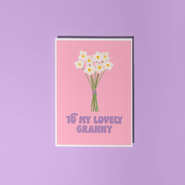 À ma chère mamie Carte | Fête des Mères, Pensant à toi Carte pour la vente par The Happy Badger