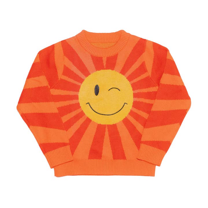 Smile Sweater for wholesale by Little Knitwear Co.