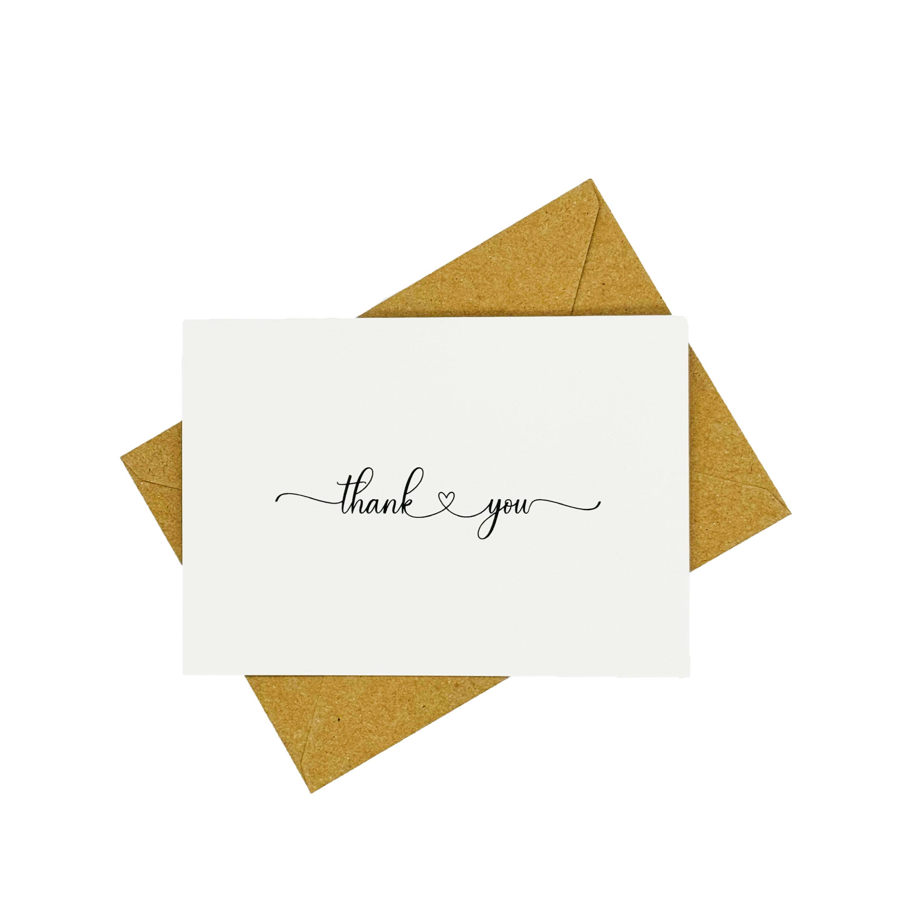 Tall Order - Venta al por mayor Conjunto de papelería y tarjetas - Conjunto de Tarjetas de Agradecimiento Minimalistas y Elegantes, Agradecimientos de Boda2