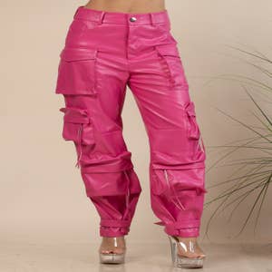 Trending Wholesale women red leather pants At Affordable Prices