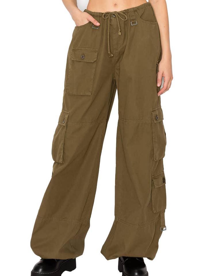 CALI1850 BAGGY FIT PARACHUTE CARGO PANTS / 79463JPL018 for wholesale by Cali1850