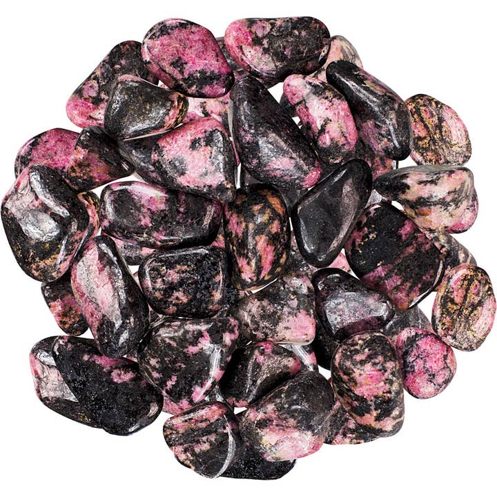 Tumbled Stone Rhodonite Grade a (1 Lb) for wholesale by Kheops International