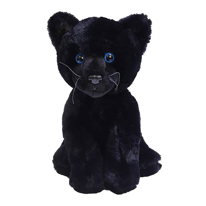 Plushland - Wholesale Stuffed/Plush Toy - Kids & Baby - 10" Black Panther Stuffed Animal- Jungle Stuffed Animal
