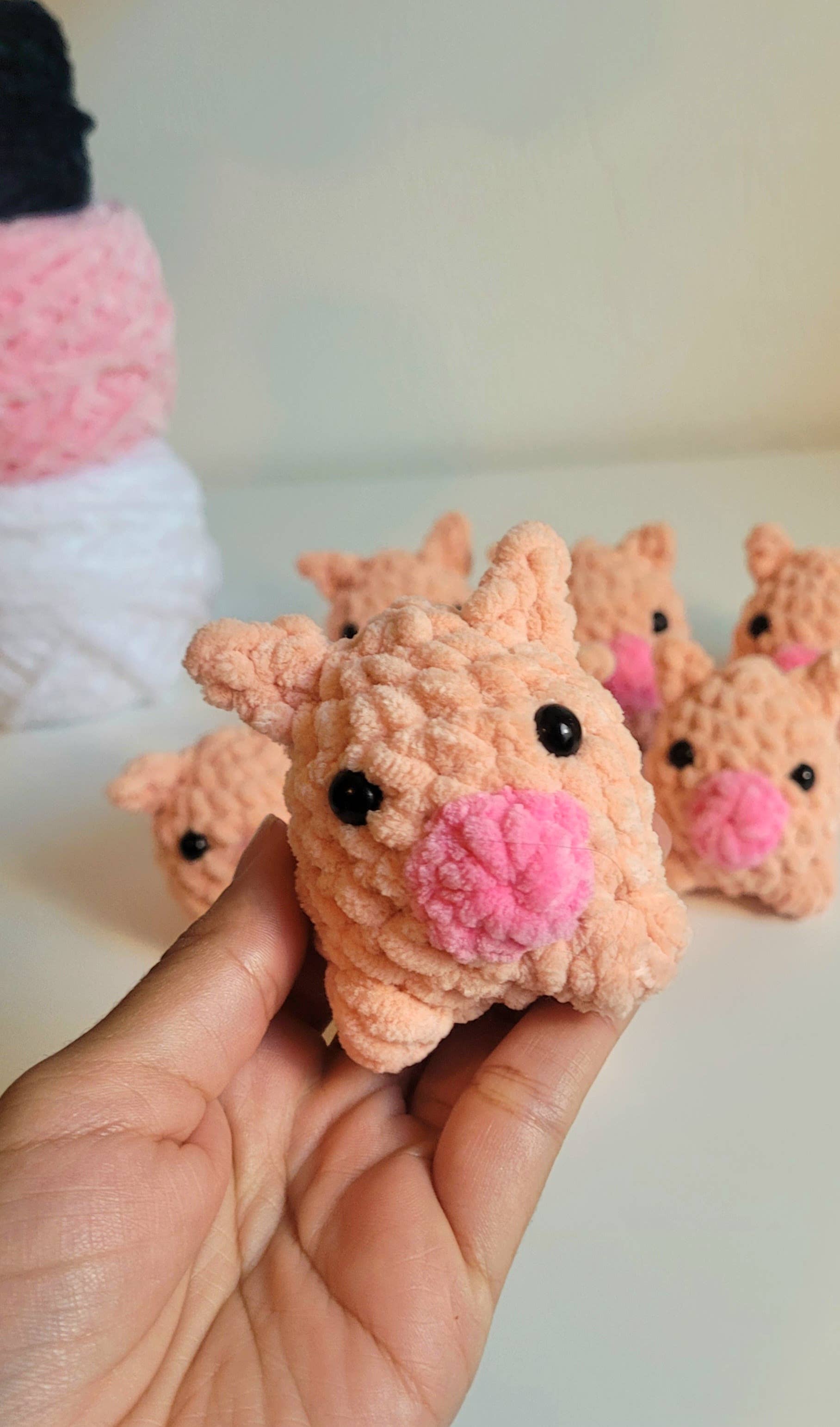 Beyond Threads by Angelis - Wholesale Stuffed/Plush Toy - Kids & Baby - Crochet Farm animals. Farm animals plushies. Mini animals. 7