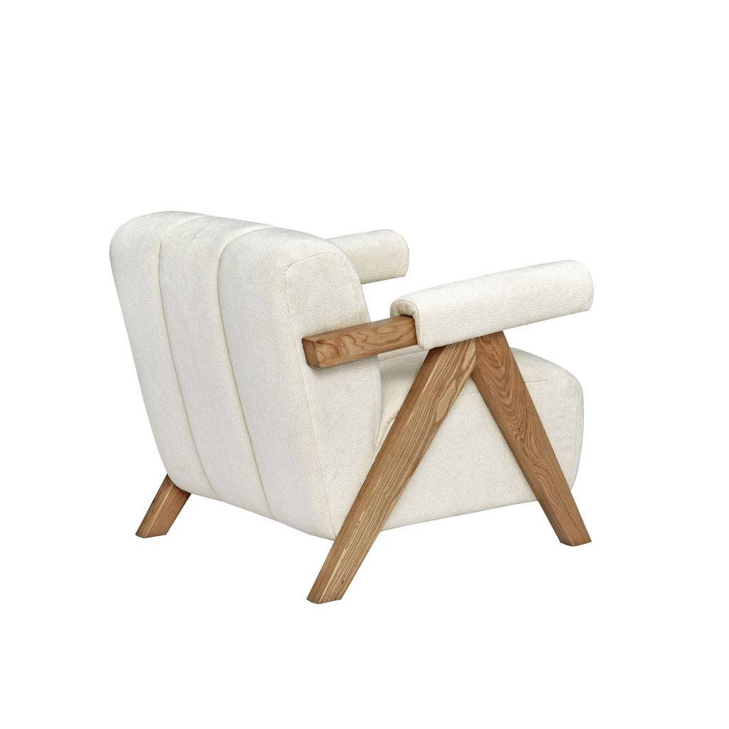 BRUIN Vista Boucle Accentstoel - Stijlvol & Comfortabel Mid-Century Modern Design voor groothandel op Faire4