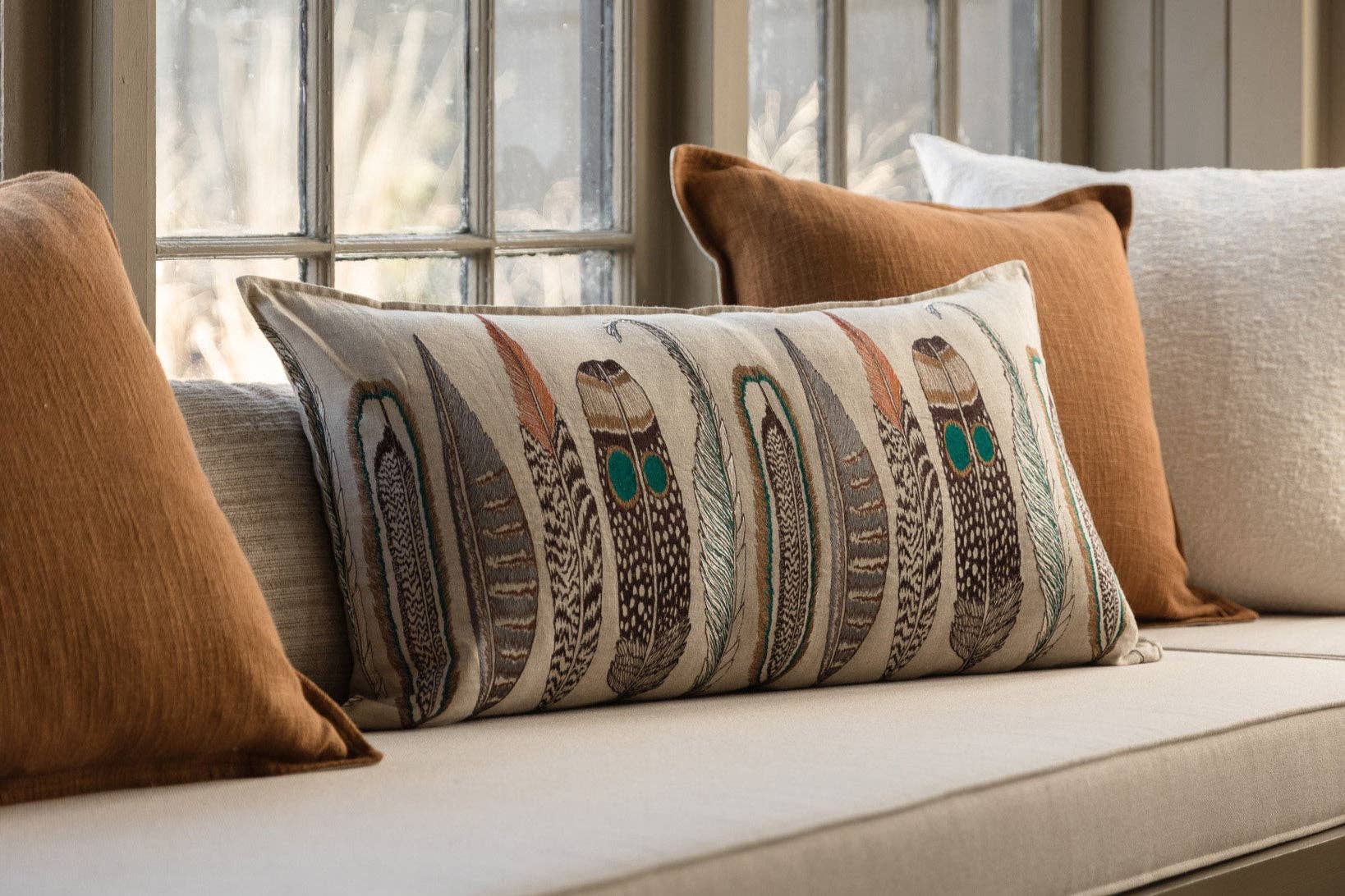 Coral & Tusk - Wholesale Lumbar Pillow - Large Feathers Lumbar5