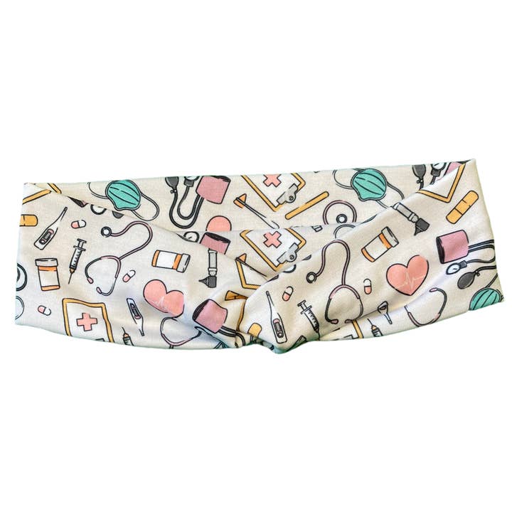 Nurse Knotties Headband for wholesale by Knotties Headbands