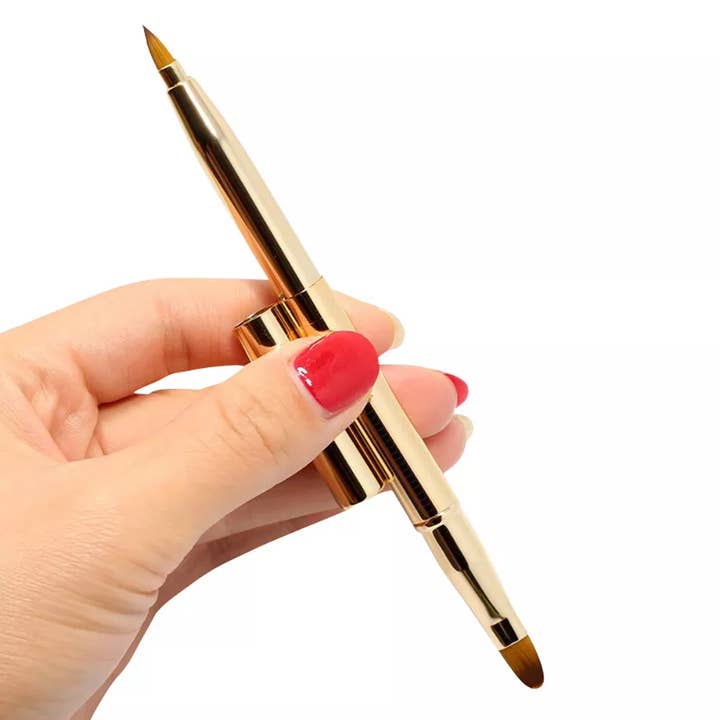 Lippy Retractable Lip And Liner Brush for wholesale by Sian Richards London
