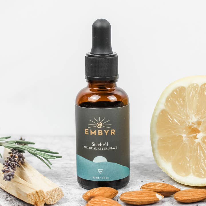 Stache'd Beard Oil for wholesale by Embyr Oils