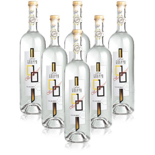 Metina SAS - Wholesale Pre-Mixed/Ready-Made Alcoholic Drinks - Fine White Grappa Astoria Le Grappe 1 liter1