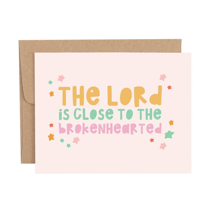 Close To The Brokenhearted Religious Greeting Card for wholesale by Callie Danielle