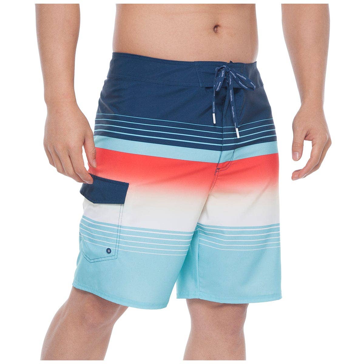 Rokka & Rolla - Wholesale Swim Shorts - Men's - Men's 9" 4-Way Stretch Board Swim Shorts Swimwear19