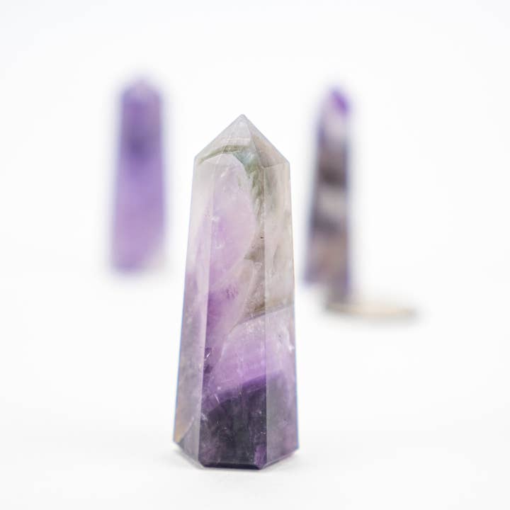 Pelham Grayson Rose - Wholesale Spiritual Stone/Crystal - Tapered Obelisk | Standing Point6