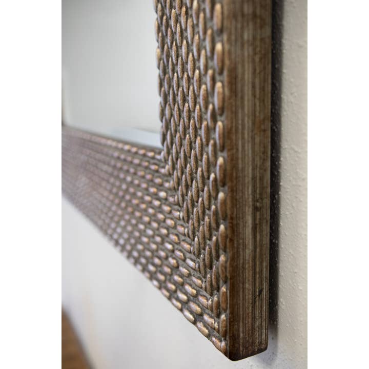 SBC Decor - Venta al por mayor Espejos de pared - Espejo de pared decorativo con marco de madera para terraza