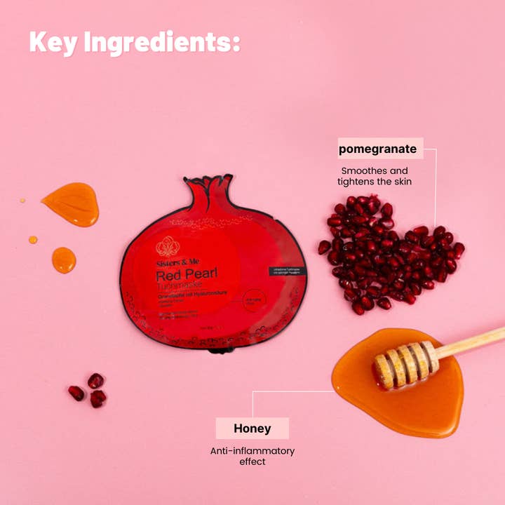 Sisters & Me GmbH – wholesale Skincare face mask – 5X POMEGRANATE SHEET MASK8