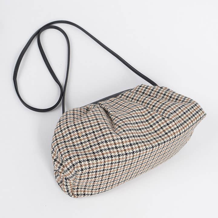 3AM BY H&D ACCESSORIES - Wholesale Crossbody Bag - Women's - Houndstooth Pattern Cross Body Bag3