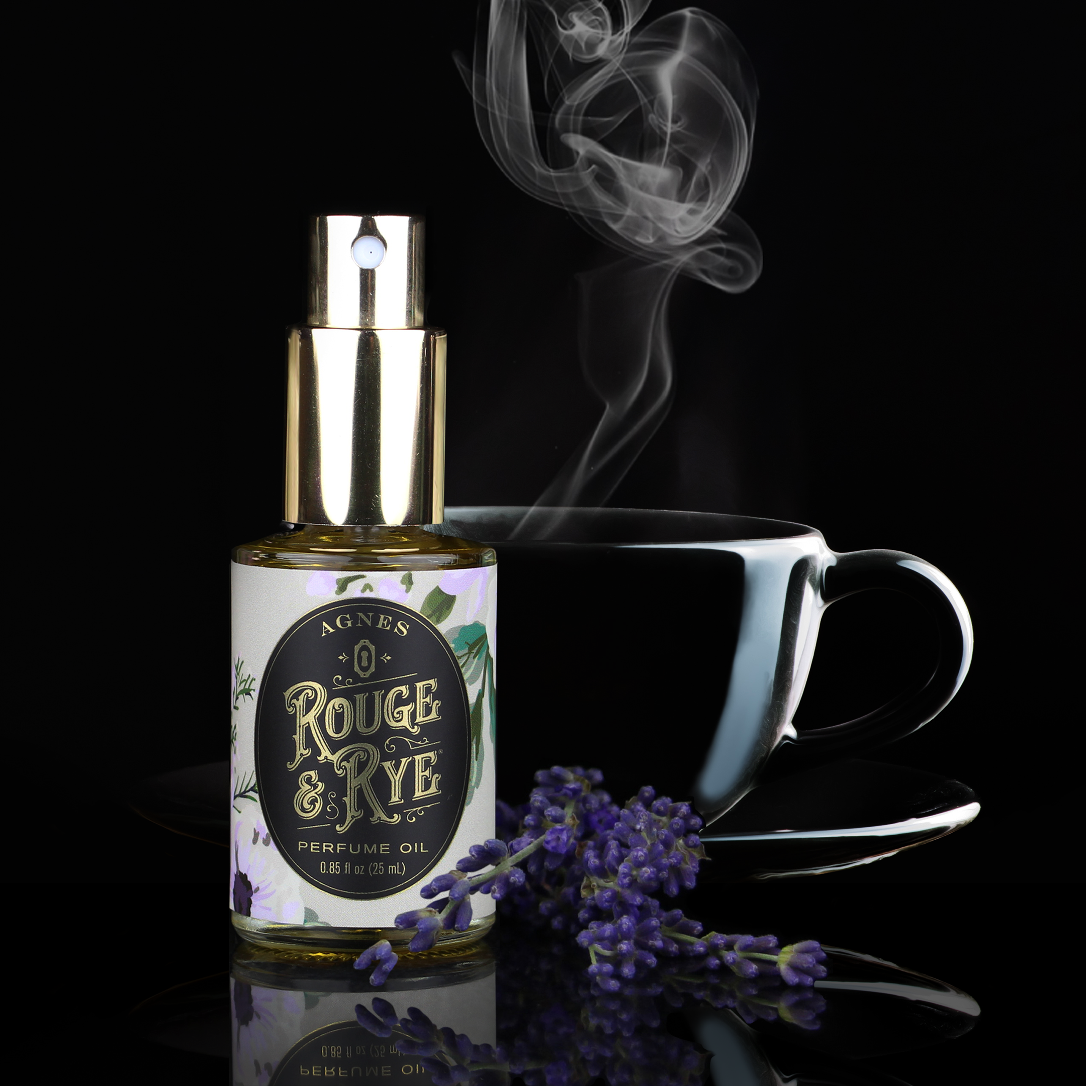 Rouge & Rye - Vente Parfum/Eau de toilette - Vaporisateur d'huile de parfum Agnes • London Fog with Lavender1