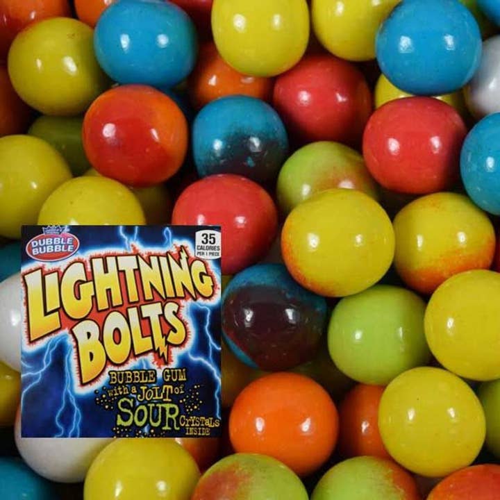 Dubble Bubble Lightning Bolt Gumballs 19.6lb - 850ct for wholesale by I Got Your Candy