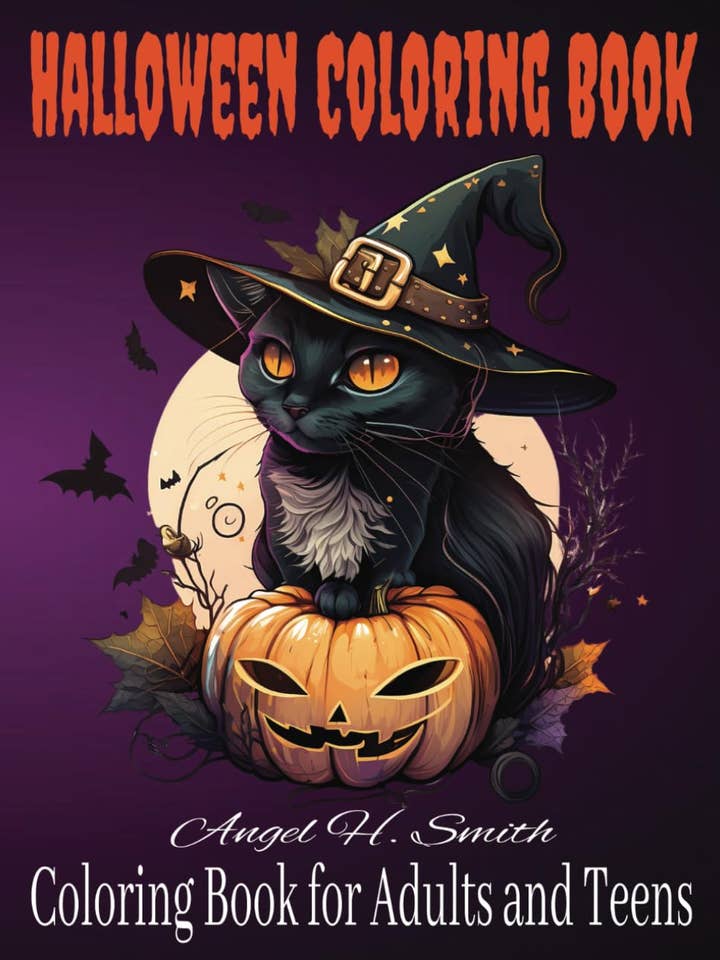 Halloween-kleurboek: kleurboek voor volwassenen en tieners voor wholesale door Angel H Smith Coloring Books