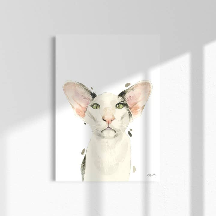 Orientalische Kurzhaarkatze A4/Buchstabendruck Geschenke für Kinder für den Großhandel von Robert James Hull