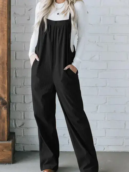 Lovesoft - Wholesale Overall - Dames - Corduroy overall met stevige zakken voor dagelijks gebruik6